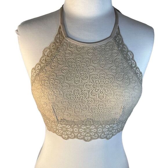 Aerie Lace Halter Bralette - Picture 3 of 9